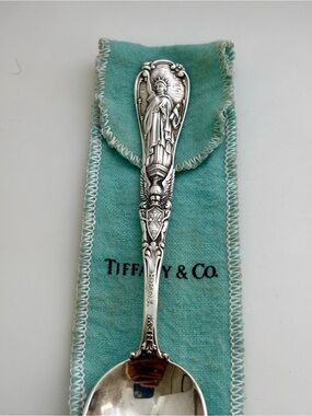Vintage Tiffany &Co. Sterling Silver Statue of Liberty New York Souvenir Spoon